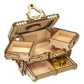 olcso Kirakós játékok-nőnapi ajándékok 3d fa puzzle antik ékszerdoboz zenedoboz készlet barkácsolás otthoni dekoráció lézerrel vágott mechanikus modell anyák napi lenyűgöző ajándékok felnőtteknek anyák napi ajándékok