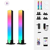 お買い得  スマートライト-RGB LEDスマートライトバーWiFi Bluetoothデスクトップ背景雰囲気ライト音楽同期TV壁コンピューターゲーム寝室ナイトライトShustar
