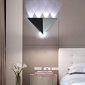 baratos Candeeiros de Parede de interior-led luzes de parede internas triângulo sala de estar quarto luz de parede de alumínio ip44 85-265v