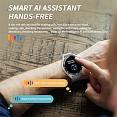 abordables Relojes inteligentes-HW28 Reloj inteligente 1.39 pulgada Smartwatch Reloj elegante Bluetooth Podómetro Recordatorio de Llamadas Seguimiento de Actividad Compatible con Android iOS Hombre Larga espera Llamadas con Manos