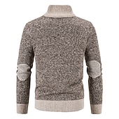 economico Maglioni Cardigan da uomo-Per uomo Cardigan Maglione Maglione da abito Maglione in pile A coste Maglia Corto Lavorato a maglia Color Block Regina Anna Top caldi Contemporaneo moderno Da tutti i giorni Per uscire Abbigliamento