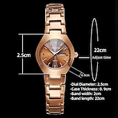 abordables Montres à quartz-Montre Montres à quartz pour Femme Analogique - Digitale Numérique Quartz Tendance Mode Luxe Imperméable Calendrier Lumineux Métal Alliage / Noctilumineux