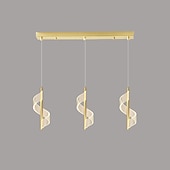 economico Luci a sospensione-lampada a sospensione a led foglia d&#039;acero, moderna lampada da soffitto a sospensione minimalista, lampada a sospensione a sospensione lunga da parete per soggiorno tv sfondo creativo, lampada a