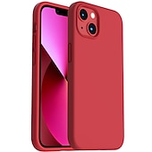 Χαμηλού Κόστους iPhone Θήκες-Θήκη τηλεφώνου για iPhone 16 iPhone 15 Pro Max Plus iPhone 14 13 12 11 Pro Max Mini X XR XS Max 8 7 Plus Θήκη Λιπαντικού Σιλικόνης Ανθεκτική σε Κραδασμούς Μονοχρωματική Σιλικόνη