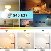 رخيصةأون لمبات الكرة LED-10/12 قطعة 6 واط لمبات كروية LED 550 lm E14 G45 20 خرز LED SMD 2835 أبيض دافئ أبيض كول أبيض طبيعي 220-240 فولت