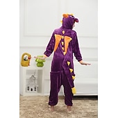 olcso Kigurumi pizsamák-Gyermek Felnőttek Karakter Pizsama Onesie jelmez Sárkány Onesie pizsama Kigurumi pizsama mert Férfi és női Fiúk és lányok Farsang Rajzfilm