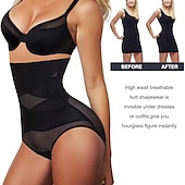 halpa Muotoilevat alushousut-naisten musta mesh korkeavyötäröinen lantio nostaa klassisia skinny s -kotiasuja