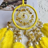 cheap Dreamcatcher-Pink Dream Catcher Handmade Gift with Feather Wall Hanging Decor Art Wind Chimes Boho Style Car Hanging Home Pendant