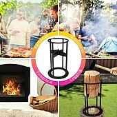 cheap Tool Accessories-Kindling Splitter Firewood Log Splitter Wood Splitter Wood Splitting Wedge Manual Log Splitter Wedge