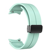 economico Cinturini per orologi Samsung-Cinturino per orologio  per Samsung Orologio 7/6/5/4 40/44mm, Orologio 5 Pro 45mm, Orologio 6 Classic 43/47mm, Orologio 4 Classic 42/46mm Silicone Sostituzione Cinghia 20mm Chiusura Magnetica