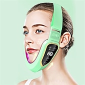 economico Apparecchi per la cura del viso-dispositivo di sollevamento facciale led fotone terapia viso dimagrante vibratore massaggiatore doppio mento v viso a forma di guancia cintura di sollevamento macchina