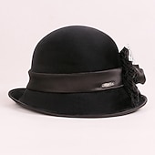 economico Fascinatori &amp; Cappelli-Cappello Vintage Retro Anni '50 Festa di San Valentino per Donne Derby Ascot Festival di Corse Cappello per Adulti Tutte le Stagioni