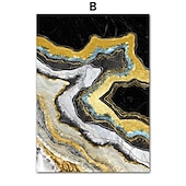 preiswerte Abstrakte Drucke-1 Panel abstrakte Drucke/Poster Luxus rosa blau gold Wandkunst modernes Bild Wohnkultur Wandbehang Geschenk gerollte Leinwand ungerahmt, ungedehnt