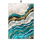 preiswerte Abstrakte Drucke-1 Panel abstrakte Drucke/Poster Luxus rosa blau gold Wandkunst modernes Bild Wohnkultur Wandbehang Geschenk gerollte Leinwand ungerahmt, ungedehnt