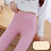 billige Vanlige leggings-Dame Strømpebukse Leggings Varmt undertøy Mote Ankel-lengde Høy Midje عادي Hold Varm Rumpeløft Komfort Høy Elastisitet Fritid / hverdag Naken Svart Rosa Lilla Mager