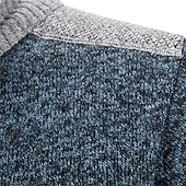 economico Maglioni Cardigan da uomo-Per uomo Cardigan Maglione Maglione da abito Maglione in pile A coste Maglia Corto Lavorato a maglia Color Block Regina Anna Top caldi Contemporaneo moderno Da tutti i giorni Per uscire Abbigliamento