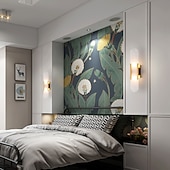 economico Luci da parete-applique da parete a led in marmo ovale applique moderna luce calda apparecchio di illuminazione moderna lampade da parete per interni camera da letto sala da pranzo rame 110-240v