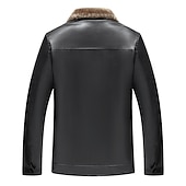 Herre Lærjakker Dagligdagstøy Feriereise Holdbar Fritid / hverdag Lomme Høst Vinter Ensfarget / vanlig farge Komfort Fritid Aftæpning Normal Normal Svart Brun Jakker billige Kunstlærjakke-Herre Lærjakker Dagligdagstøy Feriereise Holdbar Fritid / hverdag Lomme Høst Vinter Ensfarget / vanlig farge Komfort Fritid Aftæpning Normal Normal Svart Brun Jakker
