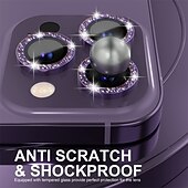 Χαμηλού Κόστους iPhone Προστατευτικά Οθόνης-1 σετ Προστατευτικό φακού κάμερας Για Apple iPhone 16 iPhone 15 Pro Max Plus iPhone 14 13 12 11 Pro Max Plus Mini SE Κράμα Αλουμινίου Επίπεδο σκληρότητας 9H