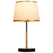 cheap Table&amp;Floor Lamp-Bedside Table Lamp，Desk Lamps Modern Light Luxury Leather Table Lamp Hotel Bedroom Bedside Lamp American Decorative Table Lamps Nightstand Lamp Bedroom