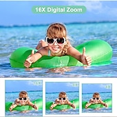 cheap Digital Camera-Digital Camera 1080P 44MP Vlogging Camera with LCD Screen 16X Zoom Compact Portable Mini Rechargeable Camera Gifts for Students Teens Adults Girls Boys