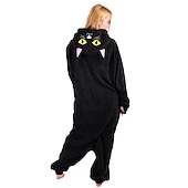 olcso Onesie jelmezek-Felnőttek Karakter Pizsama Onesie jelmez Farsangi jelmez Egyszarvú Macska Onesie pizsama Kigurumi pizsama mert Férfi és női Farsang Rajzfilm