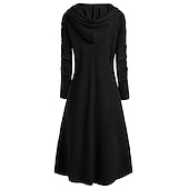 tanie Jednolite kolory-Damskie Pulower Jednokolorowe Codzienny Długi rękaw Regularny Swetry rozpinane Jesień Zima Wino Czarny Rumiany róż