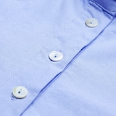olcso design pamut és len ruhák-Női Fehér Medence Nyár Tavasz Ősz Extra méret Maxiruha Pamut vászon ruhák Ingruha Pamut vászon ruha Retro Alap Alkalmi Otthon Napi Laza öltözet Vágott nyak