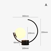 cheap Table&amp;Floor Lamp-Ball Table Light, Simple Fashion Decoration Table Lamp Bedroom Bedside Computer Table Lighting Table Lamp