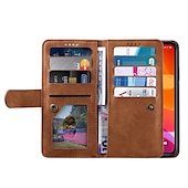 abordables Coques Samsung-téléphone Coque Pour Samsung Galaxy S24 S23 S22 S21 S20 Plus Ultra A54 A34 A14 A73 A53 A33 A72 S10 A71 A52 A51 S25 Ultra Coque Intégrale Portefeuille Avec Support bling fermeture Éclair Rétro Brillant