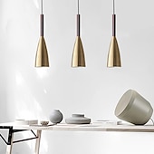 economico Luci a sospensione-lampada a sospensione a led finitura oro lampada a sospensione regolabile a 3 luci da 50 cm per sala da pranzo con isola cucina (lampadina inclusa)