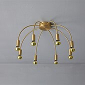 baratos Candeeiros de Teto-55 cm círculo/design redondo luzes de teto cobre estilo formal estilo vintage estilo moderno estilo nórdico moderno 220-240v