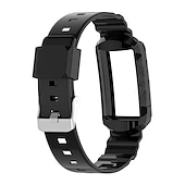 abordables Correas de reloj Fitbit-Correa de Smartwatch Compatible con Fitbit Charge 4 / Charge 3 / Charge 3 SE Charge 5 Silicona Reloj inteligente Correa Impermeable Ajustable Transpirable Correa Deportiva Reemplazo Pulsera