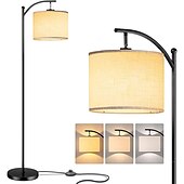 preiswerte Tisch- und Stehlampe-stehlampe multifunktional wohnzimmer optional intelligente wifi rgbcw birne und verstellbarer hebel 60-71 zoll hoch graue leinenlampe schlafzimmer sonnenschutz vertikale lampe