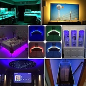 economico Controllo a distanza-HA CONDOTTO LA striscia di luce 15 m/20 m 50 piedi 65.6ft rgb cambiamento di colore ha condotto la striscia di luce kit con telecomando chiave ir44 per l&#039;illuminazione della camera da letto flessibile