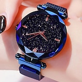 economico Orologi al quarzo-Orologio da polso Quarzo per Da donna Analogico Quarzo stella splendente Moda Lusso Informale Bling Con diamantini Lega Lega
