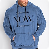 cheap Men&#039;s Plus Size Hoodies-Men&#039;s Plus Size Pullover Hoodie Sweatshirt Big and Tall 3D Print Hooded Pocket Long Sleeve Spring &amp;  Fall Fashion Streetwear Basic Comfortable Work Daily Wear Tops
