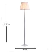 cheap Table&amp;Floor Lamp-LED Floor Lamp Simple Fabric Bedsides Tall Lamp Living Room Floor Lamps Light Study Room Bedroom Floor Lamps