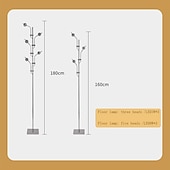 abordables Lampes de table et lampadaires-lampadaire led minimaliste créatif led lumière et ombre lampadaire salon canapé lampe art italien projection coucher de soleil lampadaire design