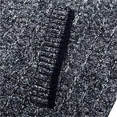 cheap Men&#039;s Cardigan Sweater-Men&#039;s Vest Daily Wear Going out Festival Business Basic Fall &amp; Winter Pocket Polyester Warm Breathable Soft Comfortable Solid Colored Zipper Standing Collar Regular Fit Azure Burgundy Light Grey Dark