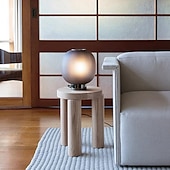 cheap Table&amp;Floor Lamp-The Bloom Table lamps Mini Glass Black White Desk Lamp