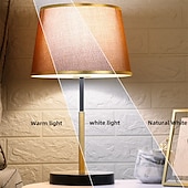 cheap Table&amp;Floor Lamp-Bedside Table Lamp，Desk Lamps Modern Light Luxury Leather Table Lamp Hotel Bedroom Bedside Lamp American Decorative Table Lamps Nightstand Lamp Bedroom