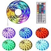 economico Controllo a distanza-HA CONDOTTO LA striscia di luce 15 m/20 m 50 piedi 65.6ft rgb cambiamento di colore ha condotto la striscia di luce kit con telecomando chiave ir44 per l&#039;illuminazione della camera da letto flessibile