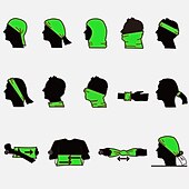 preiswerte Outdoor Kopfbedeckung-Fahrrad-Gesichtsmaske Halswärmer Wanderhut Halswärmer Thermowarm Fleece-Futter Winddicht Frühling Winter Herbst Herren Damen Angeln Aktivität