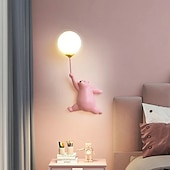 cheap Indoor Wall Lights-LED Wall Lamp Cartoon Balloon Bear Indoor Wall Light For Home Bedroom Bedside Indoor