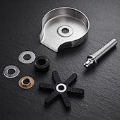 billiga Kökskranar-glassköljare för diskbänk, koppbricka i rostfritt stål för diskho, glasbricka för diskho, kopprengörare för diskbänk, metallbricka, tillbehör till diskbänk