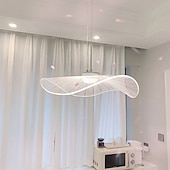cheap Pendant Lights-LED Pendant Light Lotus Leaf Hat3000-6000K Adjustable Modren Suspension Classic Chandeliers Restaurant Bedroom Fashion Pendant Light For Living Room 110-240V Bulb Included
