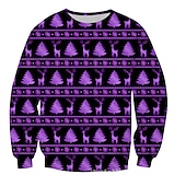 levne Mikiny a kapucí-Vánoce Ježíšek Mikina Pullover Vtipná vánoční mikina Anime 3D tisk 3D Grafika Pro Pro páry Pánské Dámské Dospělé Vánoce Karneval Plesová maškaráda 3D tisk