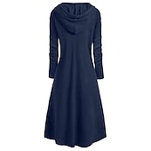 tanie Jednolite kolory-Damskie Pulower Jednokolorowe Codzienny Długi rękaw Regularny Swetry rozpinane Jesień Zima Wino Czarny Rumiany róż