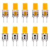 お買い得  LEDコーンライト-ledバイピンライト 10個 gy6.35 5w ledキャンドルライト ledコーンライト 500 lm コブビーズ 温白色 白ac/dc 12v クリスタルシャンデリア光源 省エネで環境に優しい電球